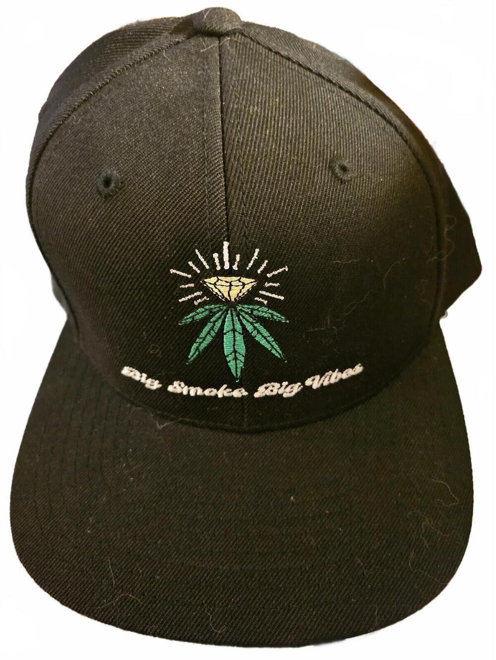 Cannabis Snapback Rasta/Kush/Smoke/Weed Ballcap - Big smoke big vibes  - NWOT
